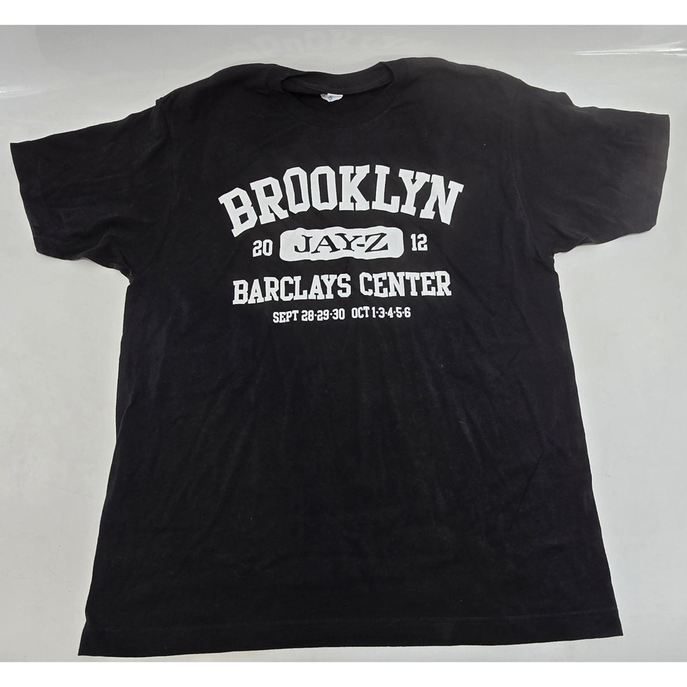 NEW JayZ Brooklyn 2012 Barclay's Graphic T-Shirt Men's L